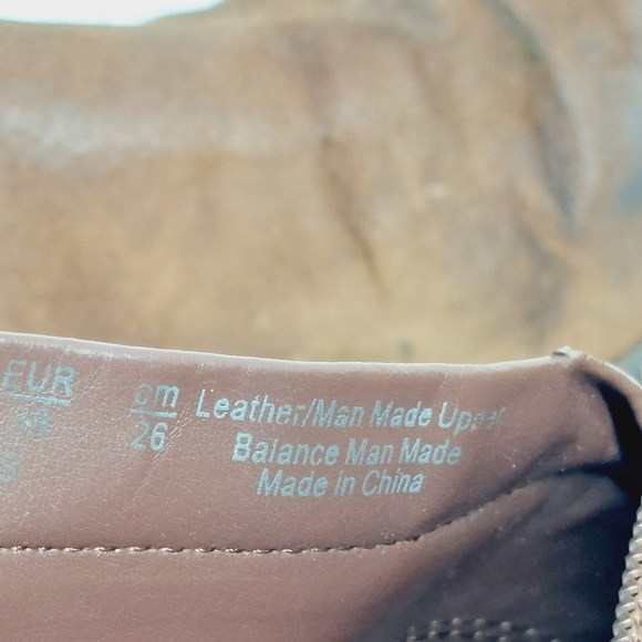 Franco Sarto Santos Brown Leather Boots With Buckle and Side Zip H361 - Picture 10 of 12